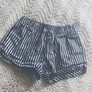GAP Kids Navy and White Checkered Shorts